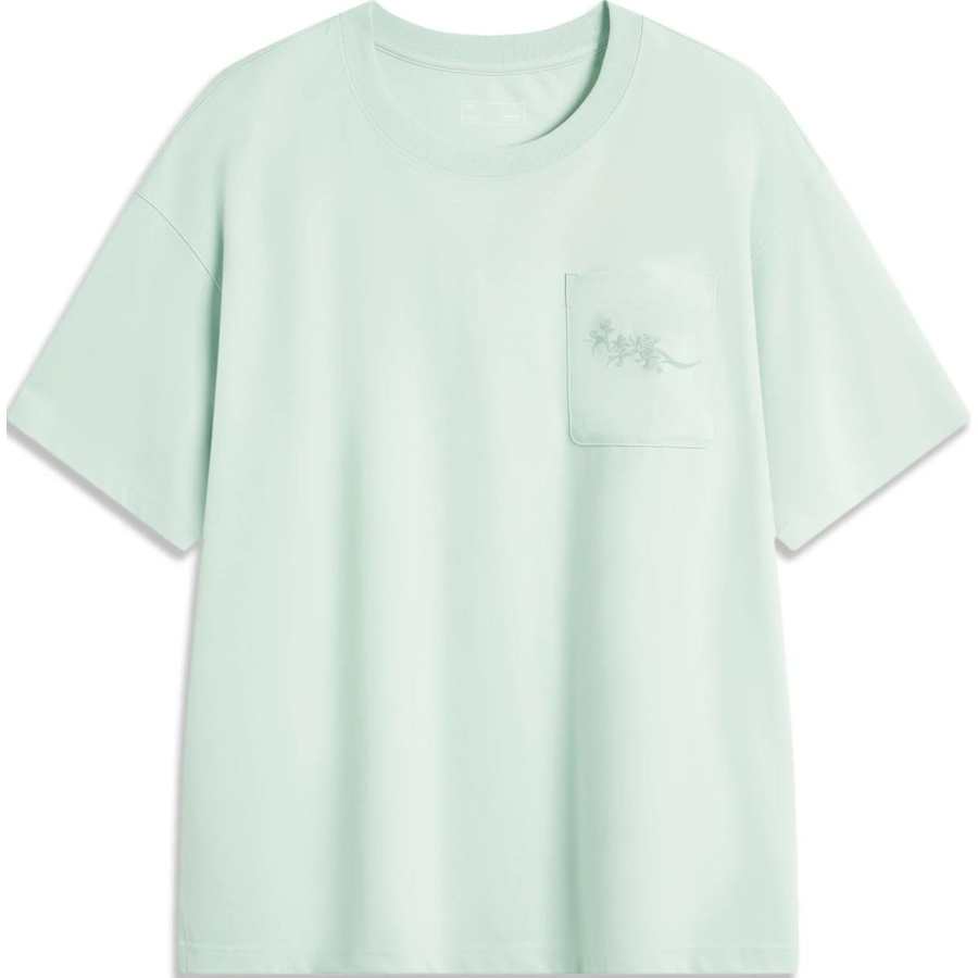 Li-Ning Li Ning Sports Trendy Collection T Shirt Unisex Mossy Blue