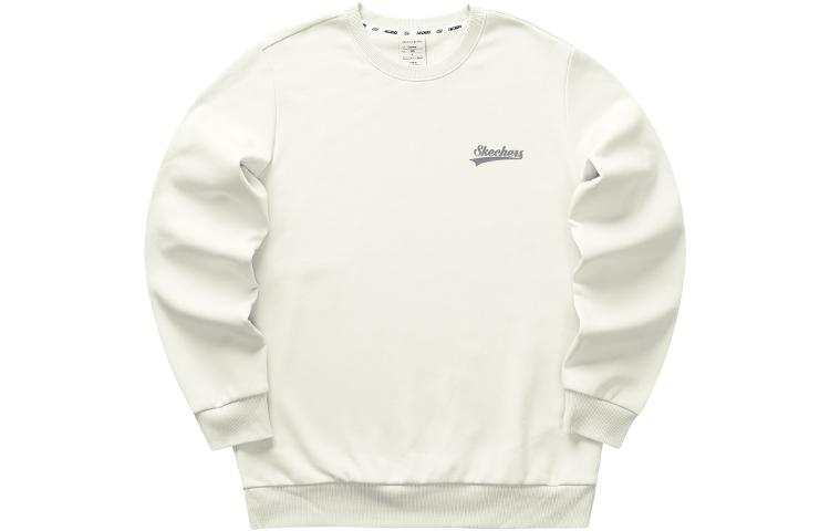 Skechers Sweatshirts Unisex Marshmallow White/0074 Crew Neck Moderate Regular