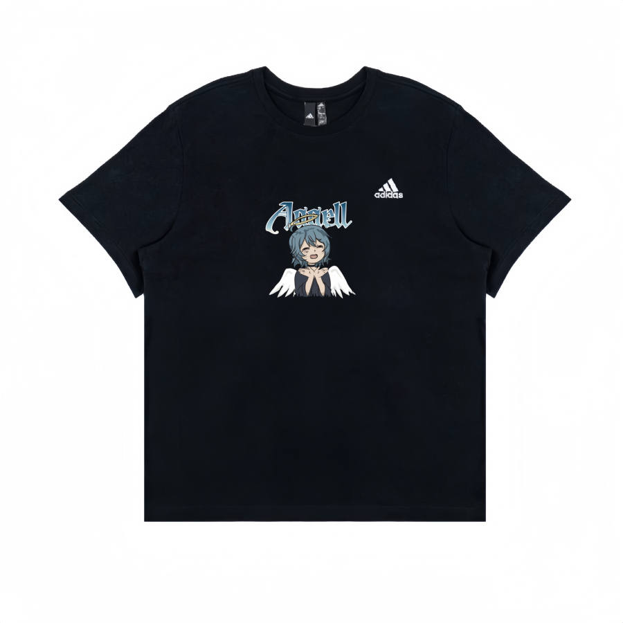 Adidas Adidas T Shirts Unisex Black Crew Neck Straight Fit