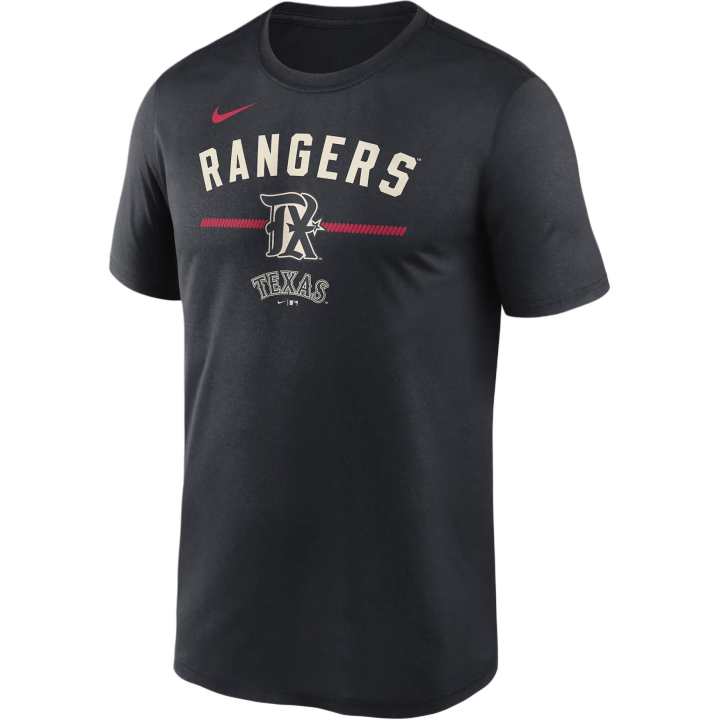 Nike Nike T Shirt Men's Black Texas Rangers