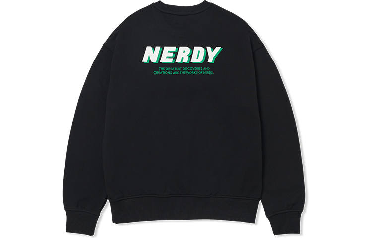 Nerdy Nerdy FW22 Sweatshirt Unisex Black