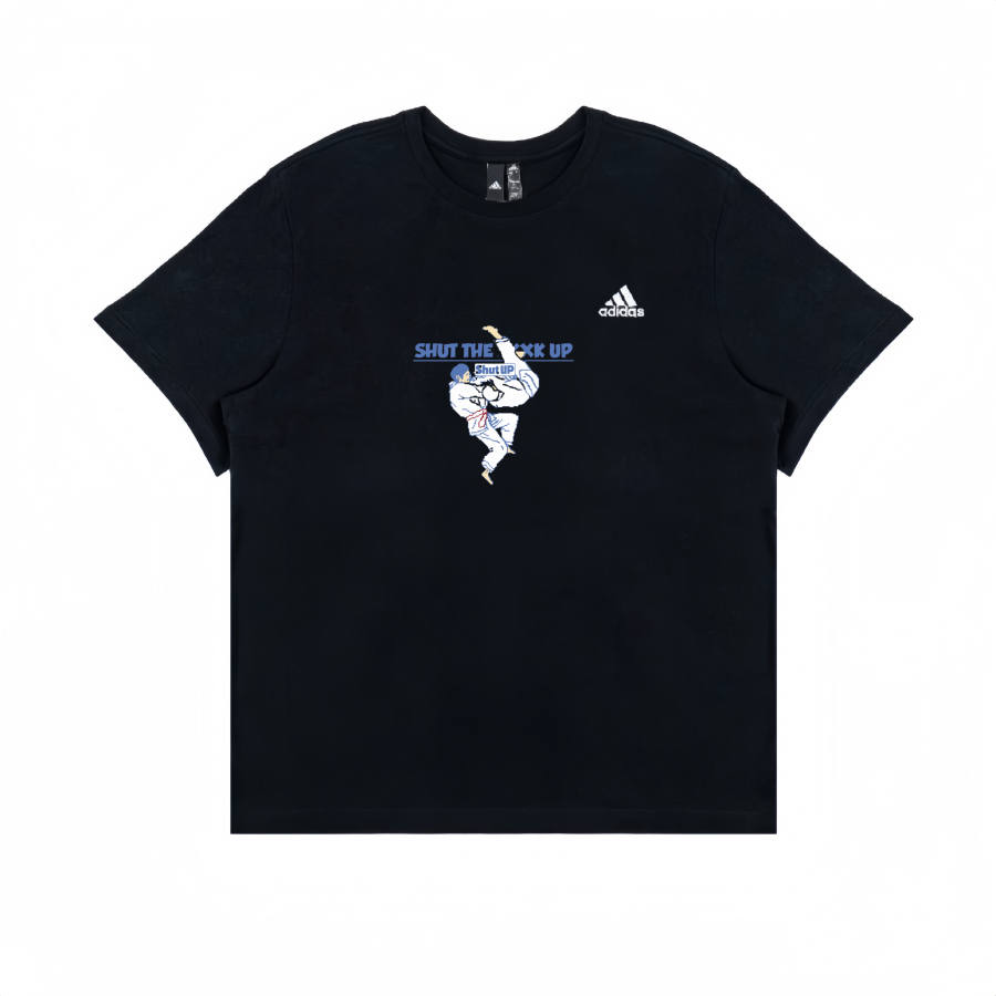 Adidas Adidas T Shirts Unisex Black Crew Neck Moderate Straight Fit