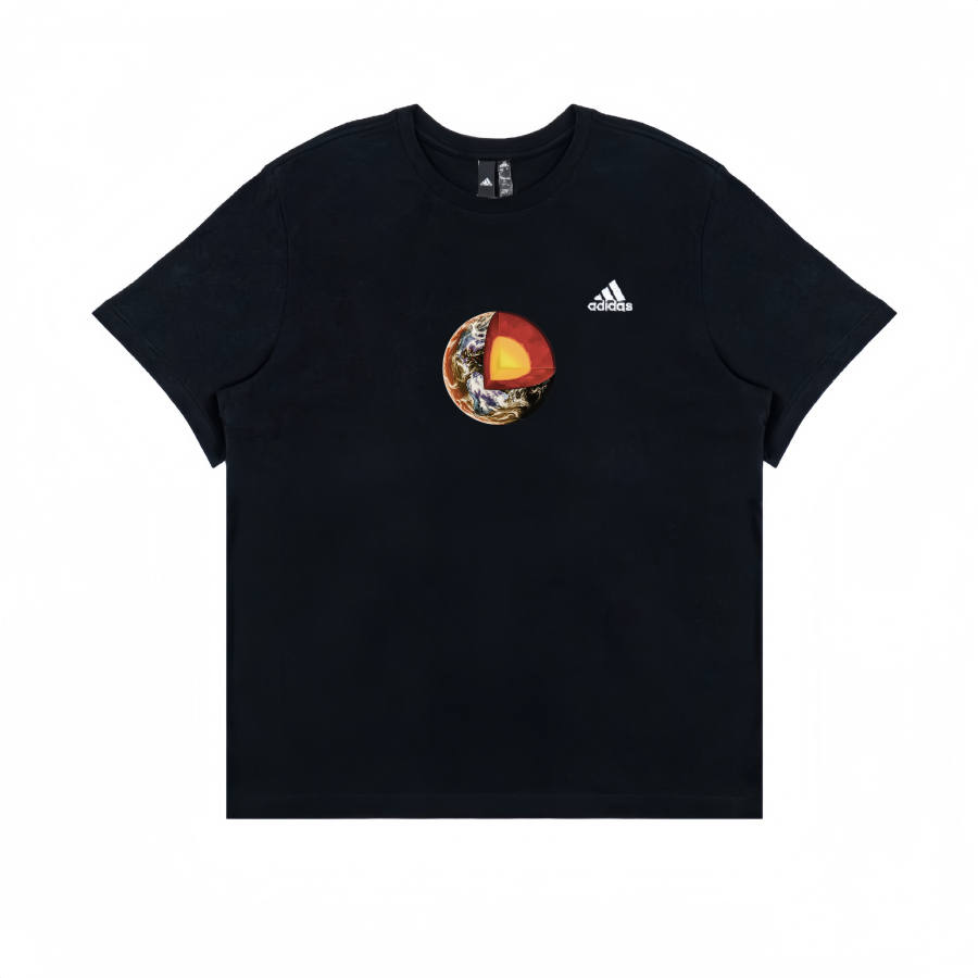 Adidas Adidas T Shirts Unisex Black Crew Neck Moderate Straight Fit
