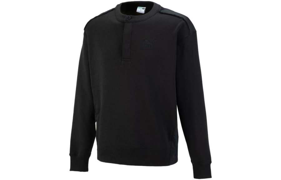 PUMA CNY Sweatshirts Unisex Black Crew Neck Moderate Regular