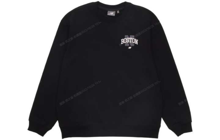 New Balance New Balance Sweatshirts Unisex Black Crew Neck Moderate Regular