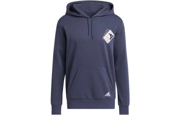 Adidas Adidas Sweatshirts Men's Blue Hooded Moderate Regular