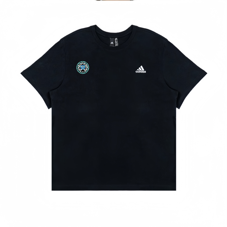 Adidas Adidas T Shirts Unisex Black Crew Neck Moderate Straight Fit