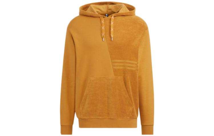 Adidas Neo Sweatshirts Unisex Brown Hooded Moderate Regular