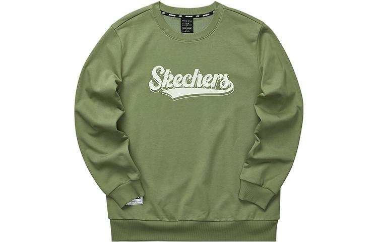 Skechers Sweatshirts Unisex Chromium Green Crew Neck Moderate Other
