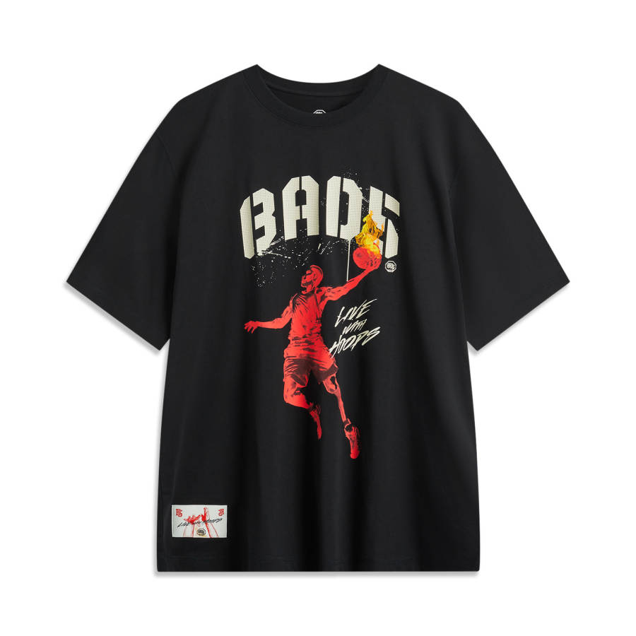 Li-Ning Li Ning Basketball Collection T Shirt Men's Black
