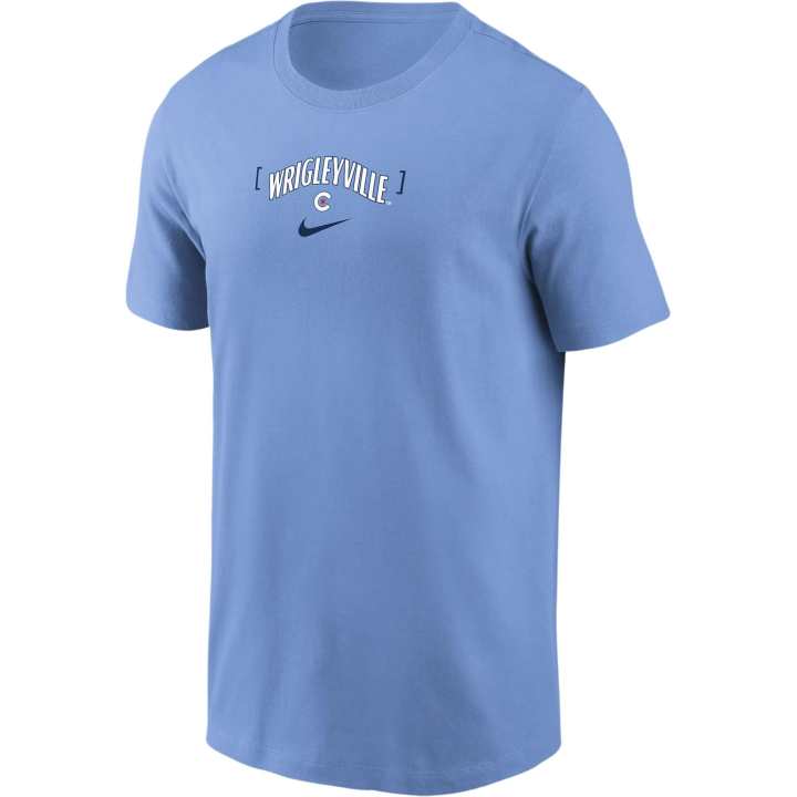 Nike Nike T Shirt Chicago Cubs Men's Light Blue