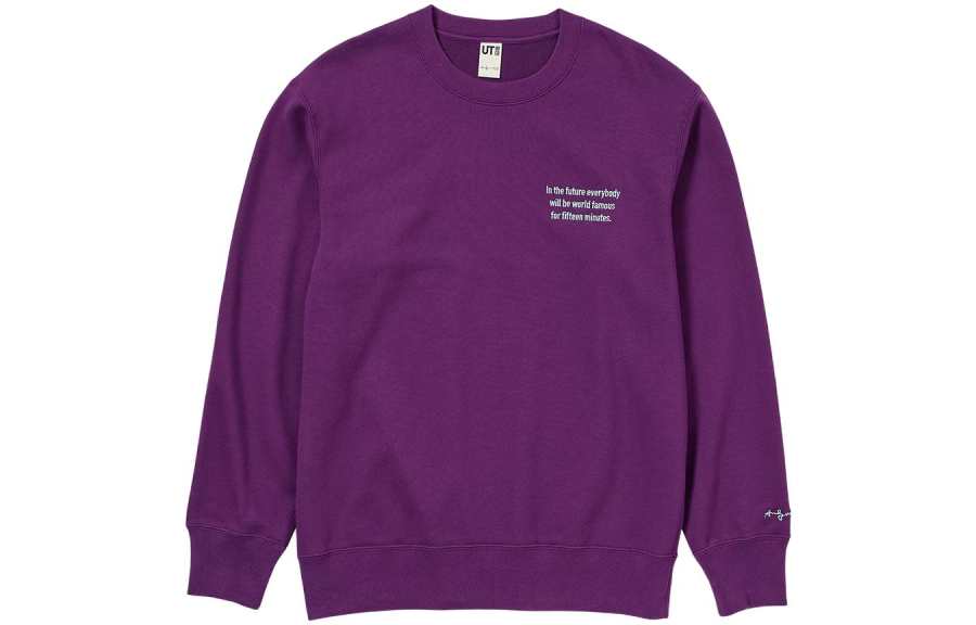 UNIQLO FW22 Sweatshirt Unisex Purple