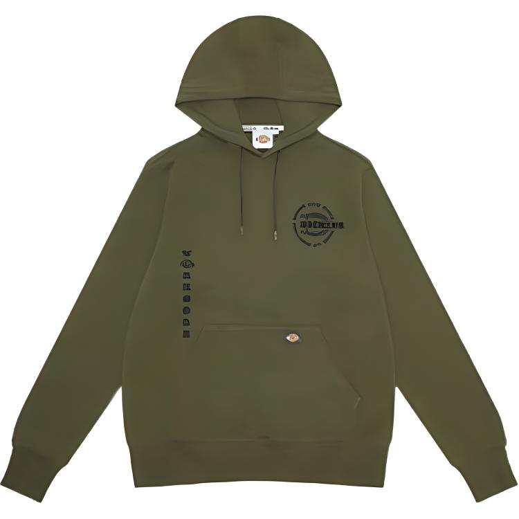 Dickies Sweatshirts Men's Green Hooded Moderate