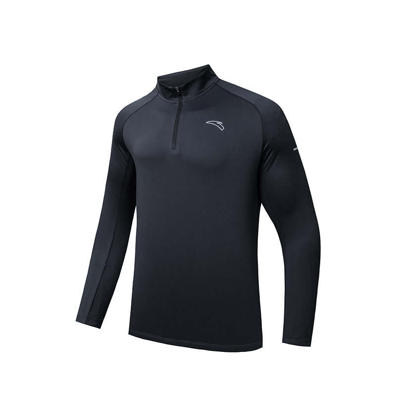 Anta Running Collection Running T Shirt Men's Indigo Ink Gray