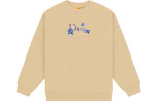 Dime Sweatshirts Unisex Beige Crew Neck Moderate Other