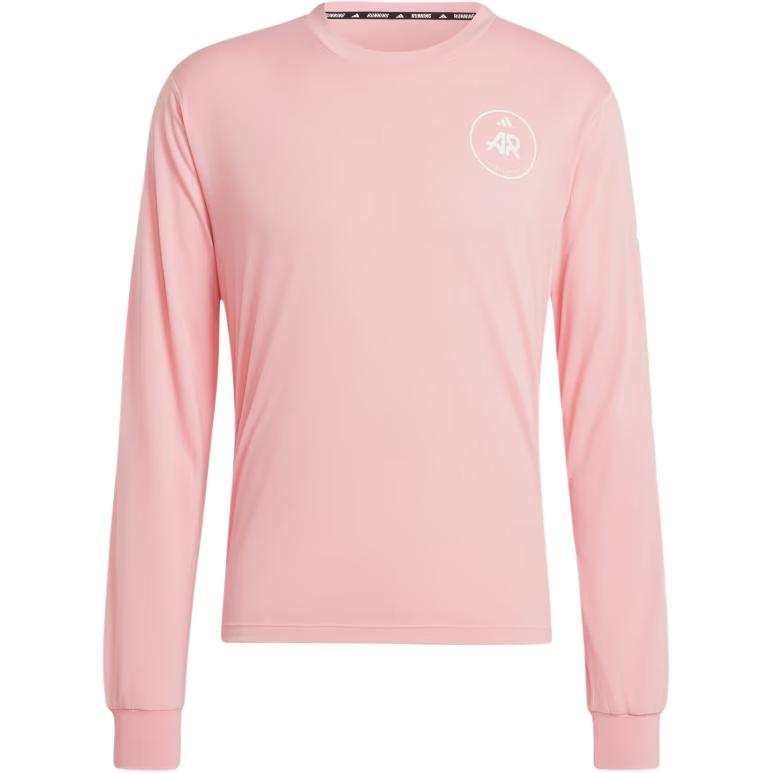 Adidas Adidas T Shirts Unisex Pink Crew Neck Moderate Straight Fit