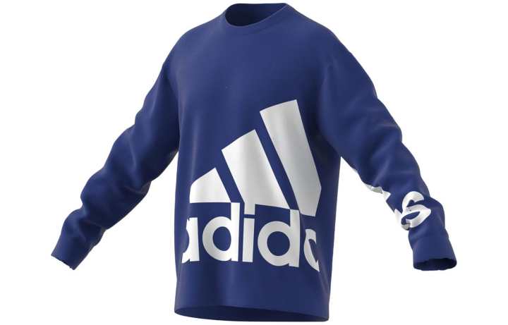 Adidas Adidas Sweatshirts Men's Blue Crew Neck Moderate Regular
