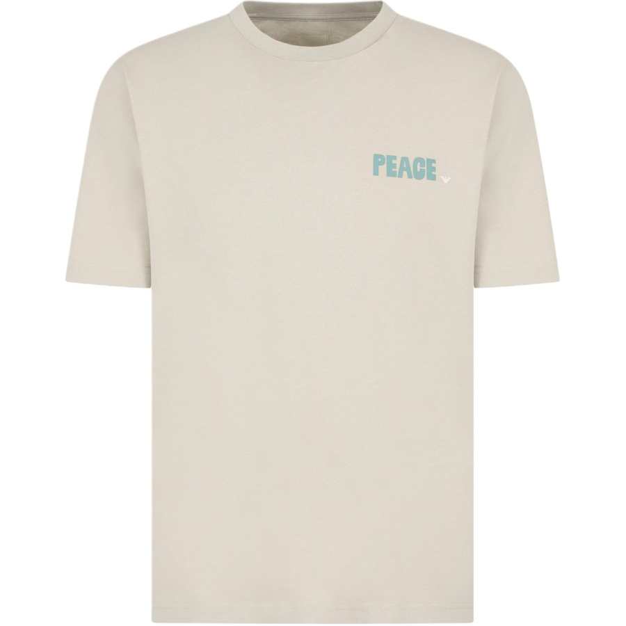 EMPORIO ARMANI Logo Printed Crewneck T Shirt