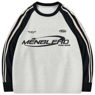 Menblero Sweatshirts Unisex Crew Neck Moderate Regular