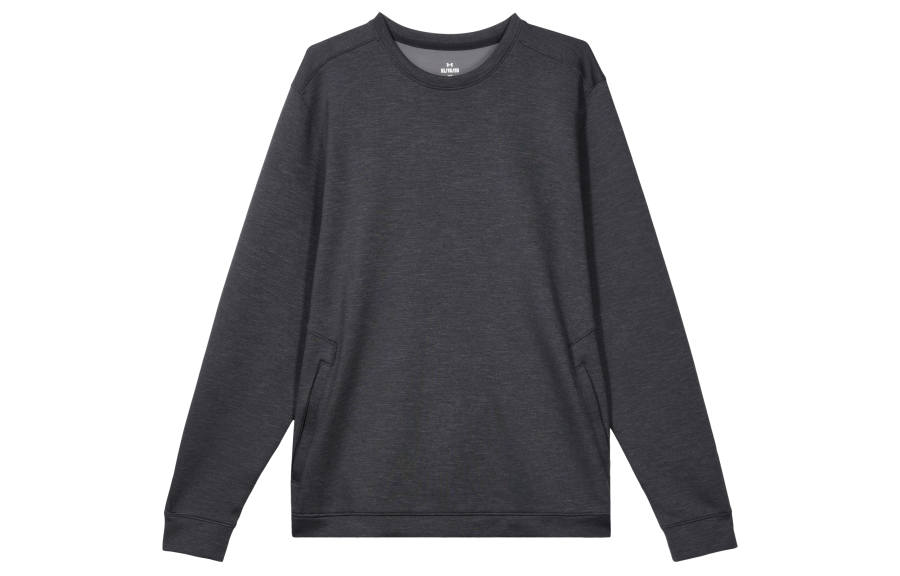 Under Armour Sweatshirts Men's Black Crew Neck Moderate Other
