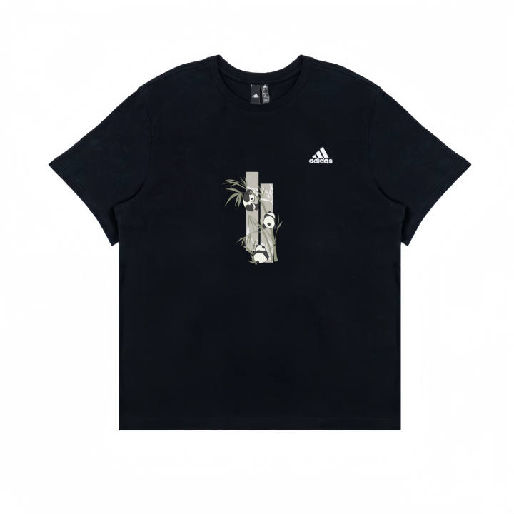 Adidas Adidas T Shirts Unisex Black Crew Neck Moderate Straight Fit