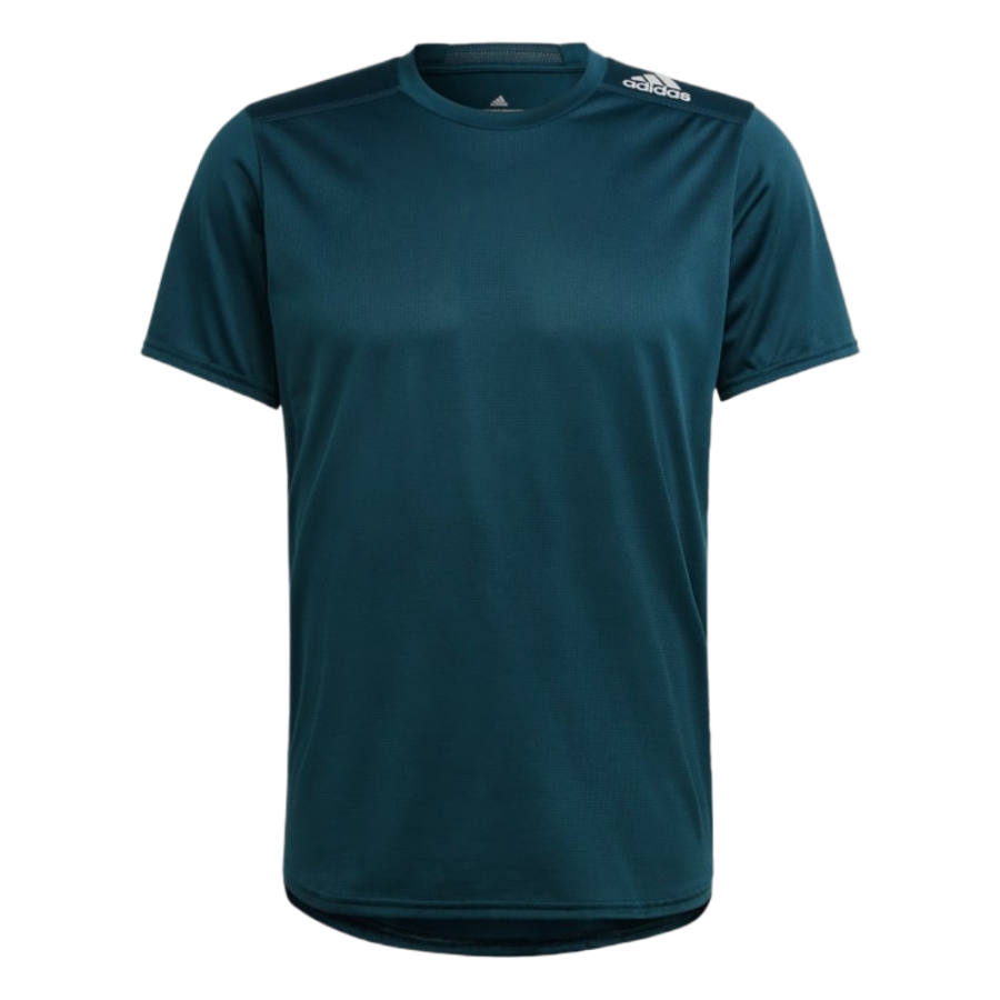 Adidas Adidas T Shirts Men's Green Crew Neck Thin Straight Fit