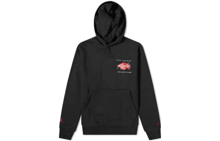 Jordan Jordan Sweatshirts Men's Black Hooded Moderate Regular