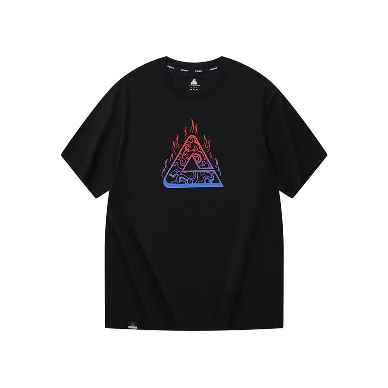PEAK PEAK T Shirts Men's Black Crew Neck