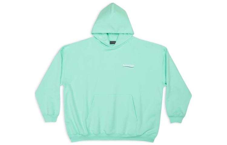 Balenciaga FW22 Sweatshirt Loose Fit Men's Mint Green