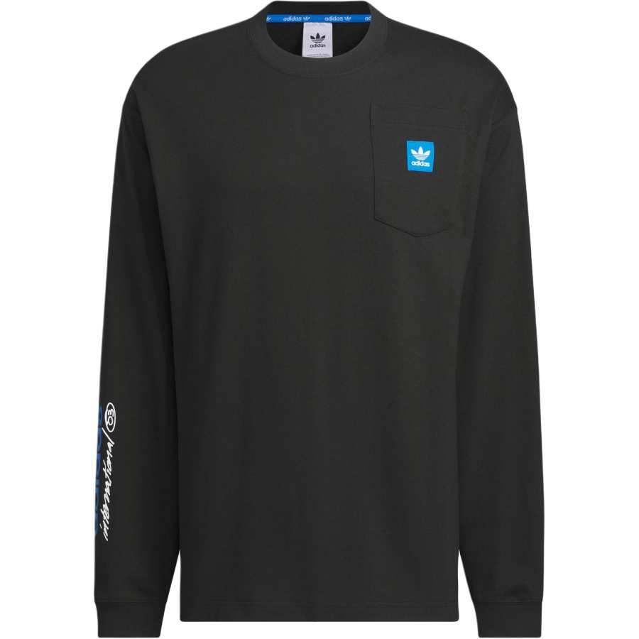 Adidas Originals CITY SKATE LONG SLEEVE T Shirt Men's Black