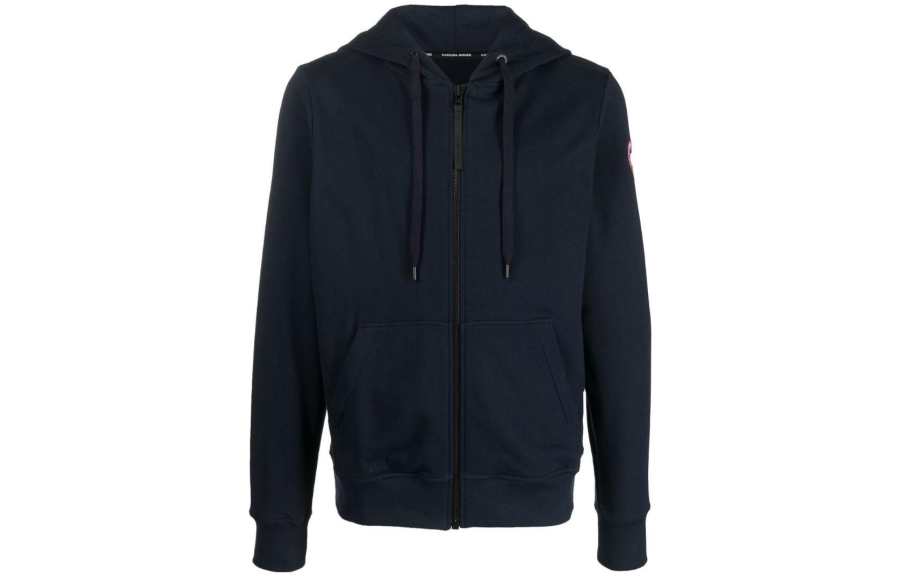 Canada Goose Huron Sweatshirt Lightweight Jacket Men's Marine Blue