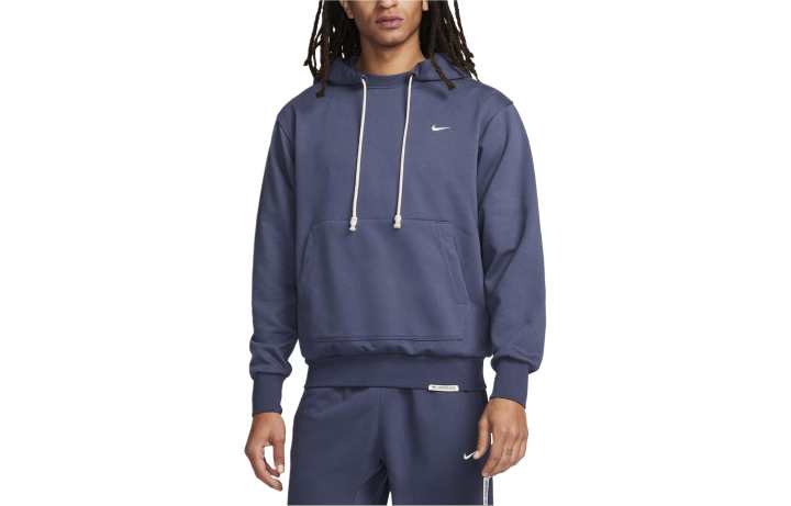 Nike Nike Dri FIT Pullover Basketball Hoodie Sweatshirt Men's Marine Blue