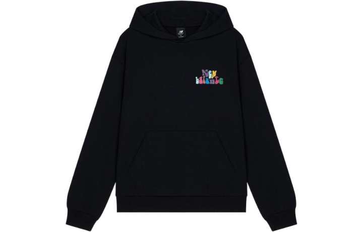 New Balance New Balance Sweatshirts Unisex Black Hooded Moderate Regular