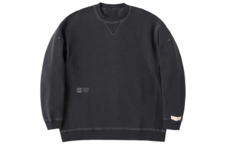 New Balance New Balance Sweatshirts Men's Black Crew Neck Moderate Regular