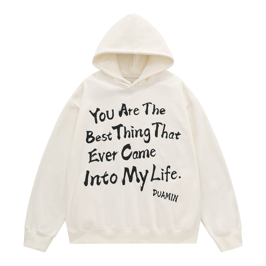 Duamin Sweatshirts Unisex Hooded Moderate Regular