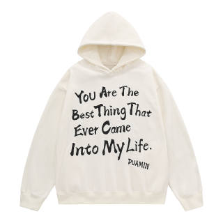 Duamin Sweatshirts Unisex Hooded Moderate Regular