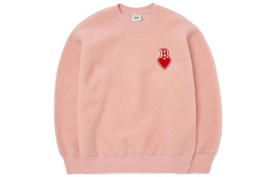 MLB MLB Sweatshirts Unisex Pink Crew Neck Moderate Regular