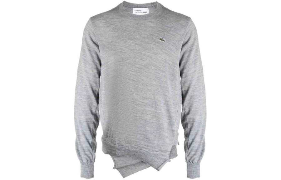 CDG CDG Sweatshirts Men's Gray Crew Neck Moderate Regular