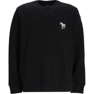 PS By Paul Smith Zebra-motif Organic-cotton Sweatshirt
