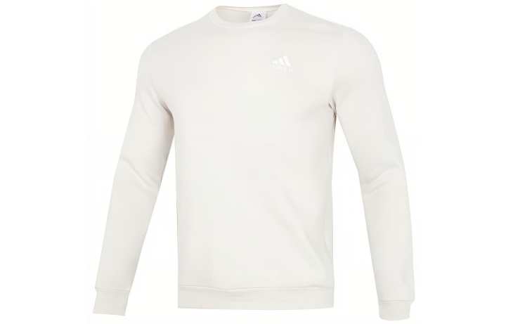 Adidas Adidas Sweatshirts Men's White Crew Neck Moderate Regular