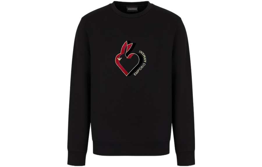 EMPORIO ARMANI SS23 Sweatshirt Men's Black