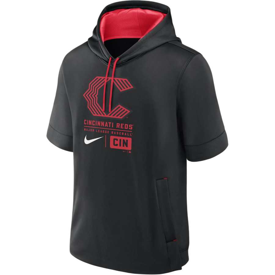 Nike Nike T Shirts Men's Black Hooded Moderate Straight Fit