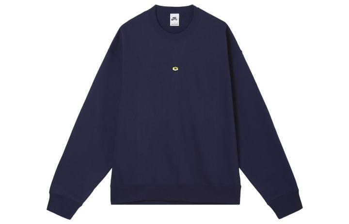 Nike Nike Sweatshirts Men's Blue Crew Neck Moderate Regular