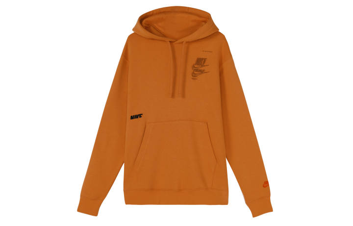 Nike Nike Sweatshirts Men's Orange Hooded Moderate Regular