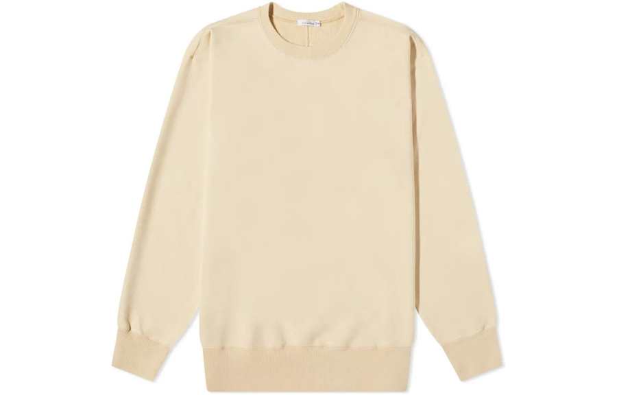 Nanamica Sweatshirts Men's Custard Crew Neck Moderate Regular