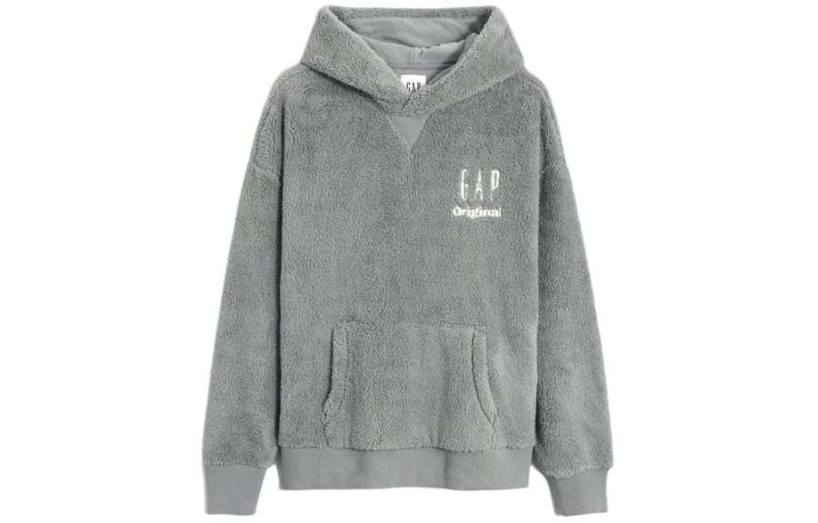GAP Sweatshirts Unisex Gray Hooded Moderate Other