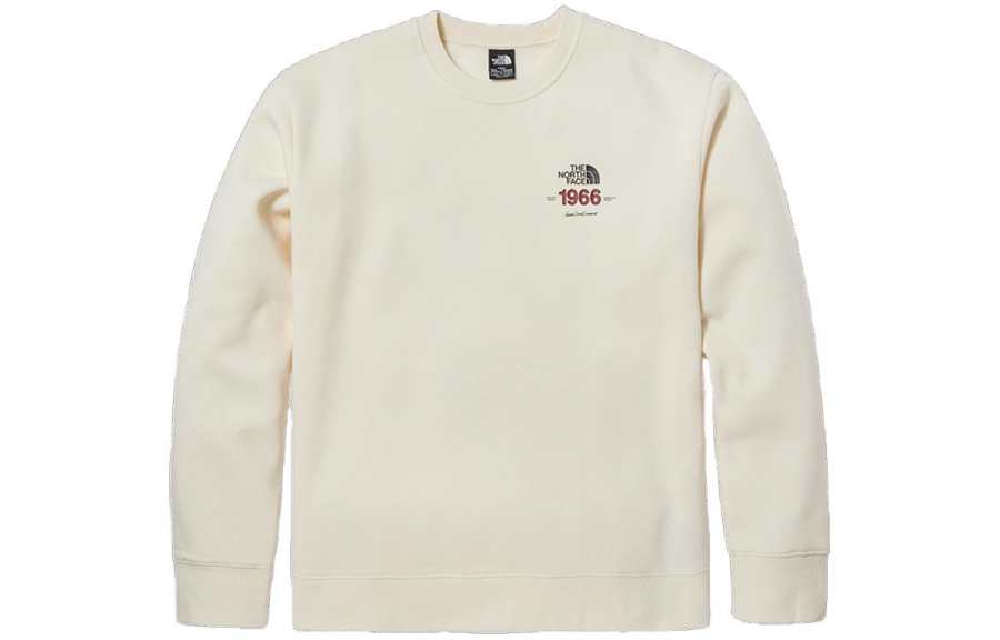 THE NORTH FACE Sweatshirts Unisex Ecru Crew Neck Moderate Regular