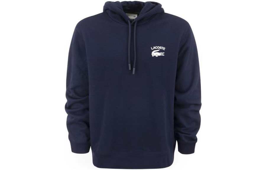 LACOSTE Sweatshirts Men's Marine Blue Hooded Moderate