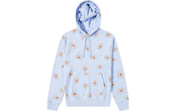 Nike Nike Sweatshirts Men's Sky Blue Hooded Moderate Regular