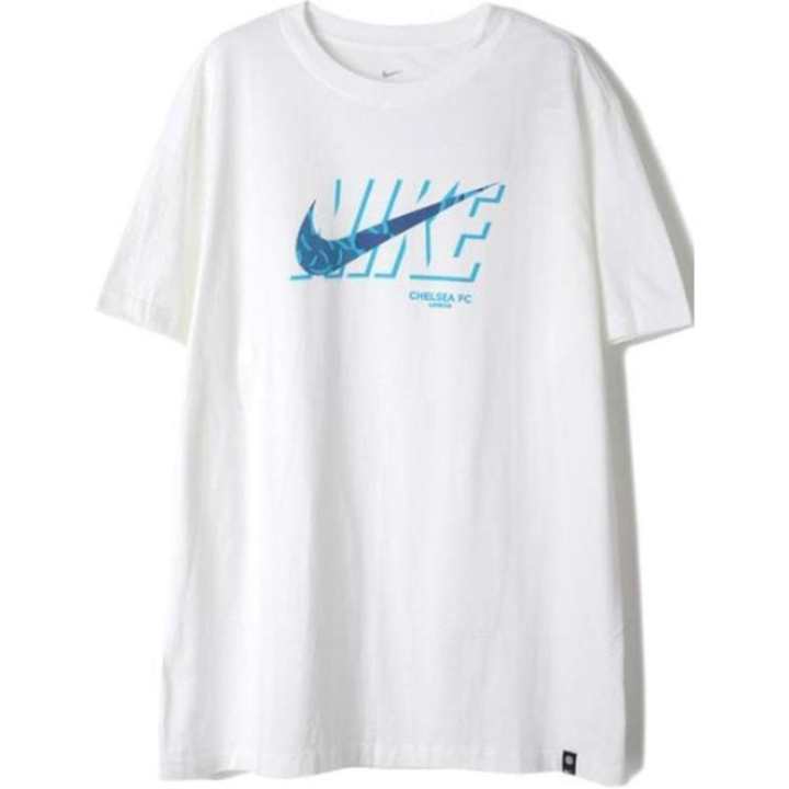 Nike Nike T Shirts Men's White Crew Neck Moderate Straight Fit